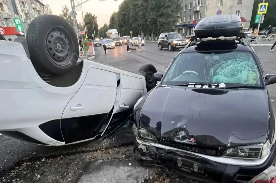 Место ДТП. Фото: УМВД России по Томской области
