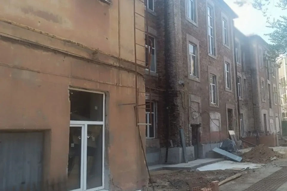 В Донецке ремонтируют амбулаторию №6. Фото: Минздрав ДНР
