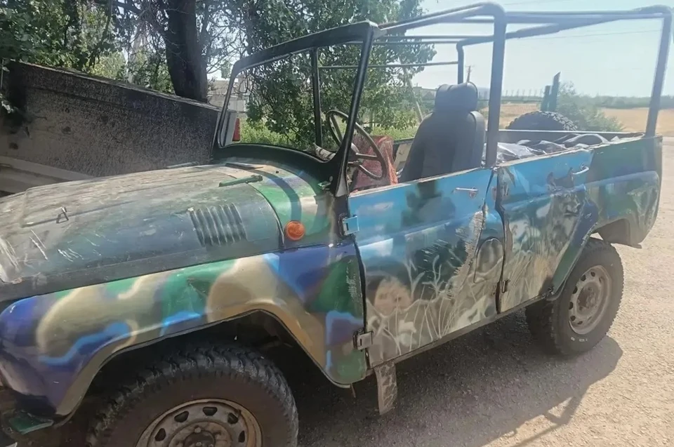 Подаренный «УАЗик» дважды спас новосибирских бойцов на СВО. Фото: Из фонда #СвоихНеБросаем