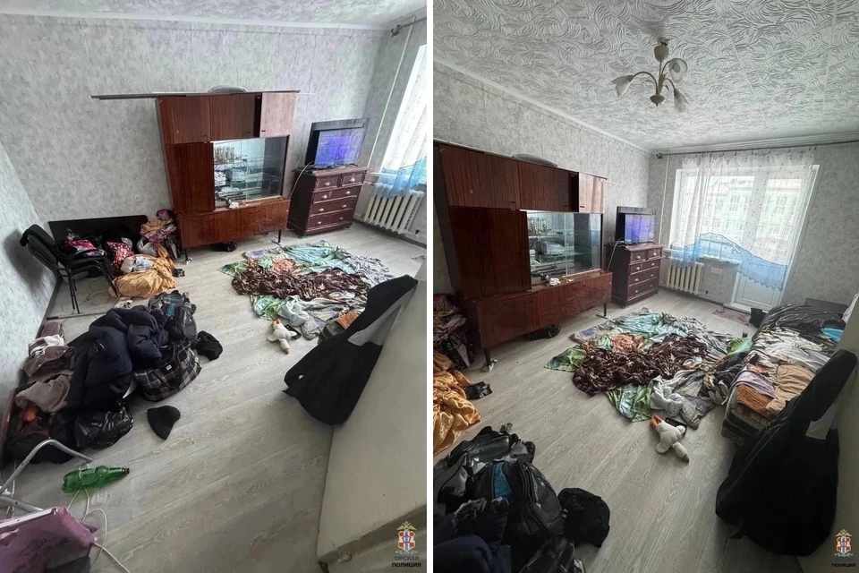 В таких условиях жил ребенок. Фото: управление МВД России по Омской области