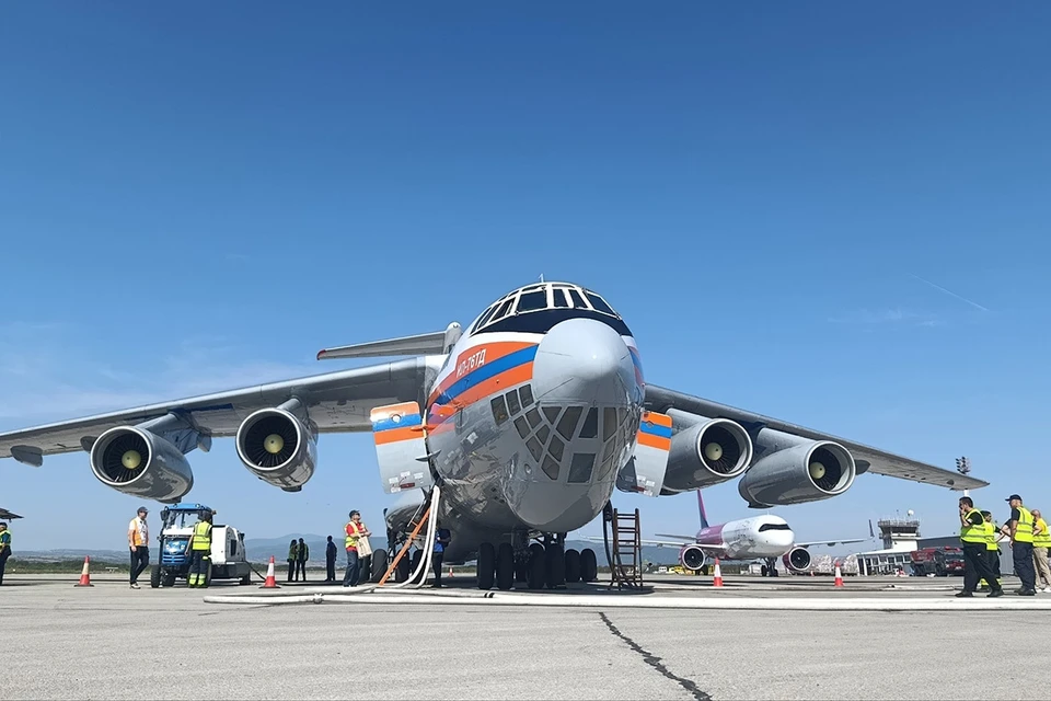 Ил-76 МЧС России. Фото: МЧС