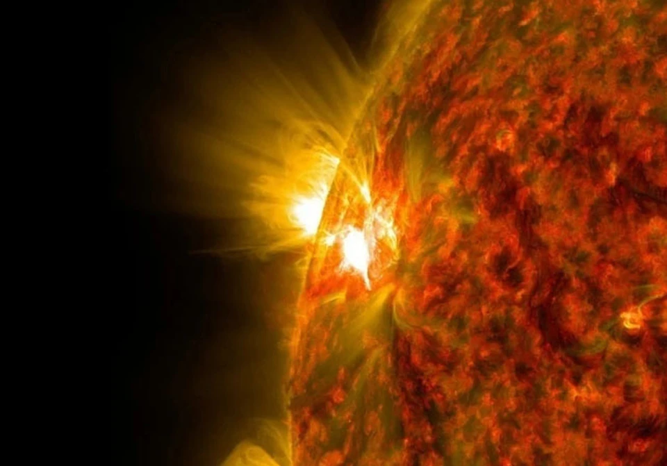 На Солнце произошла мощнейшая в августе вспышка. Фото: NASA / SDO / Global Look Press