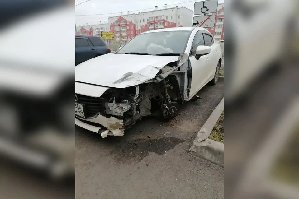 В Лесосибирске пьяный житель угнал автомобиль и попал в ДТП. Фото: краевая прокуратура