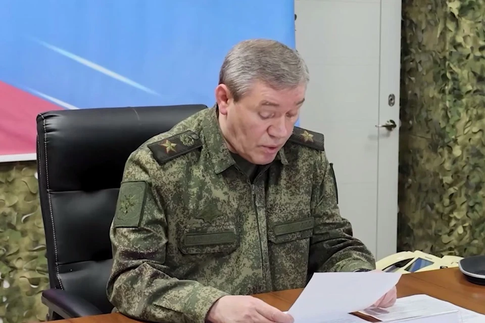 Начальник Генштаба ВС РФ рассказал об успехах российских войск в ДНР. Фото: Минобороны России