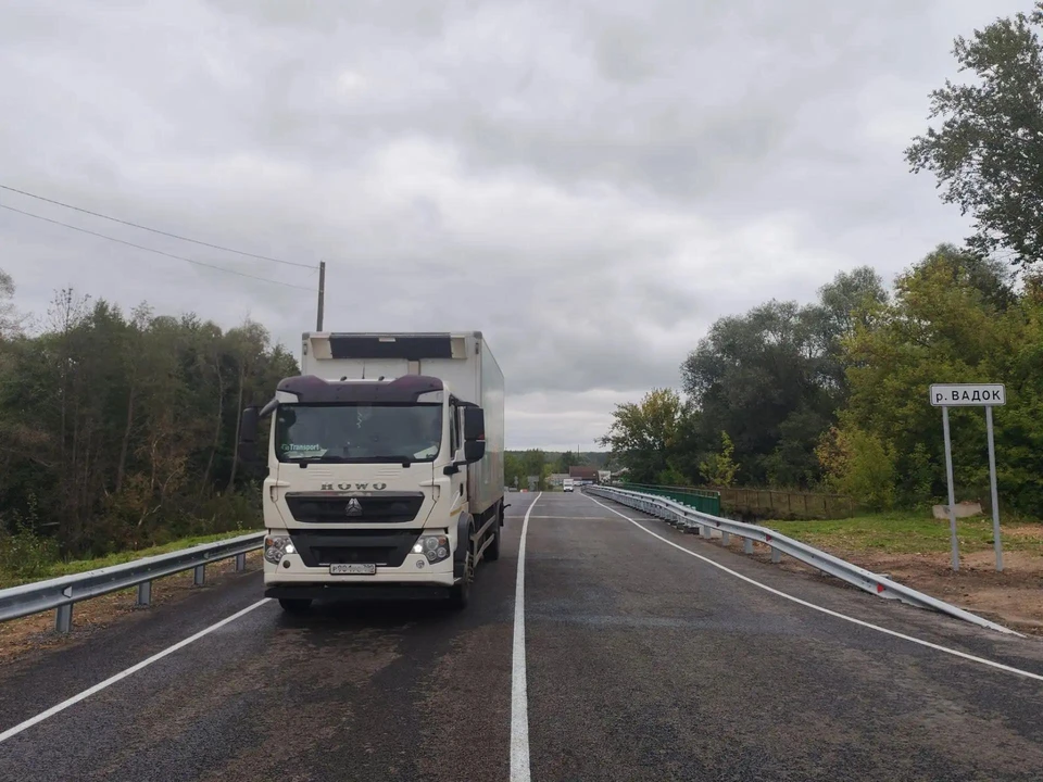 В Вадском округе открыли движение по отремонтированному мосту через реку Вадок. Фото: ГУАД Нижегородской области