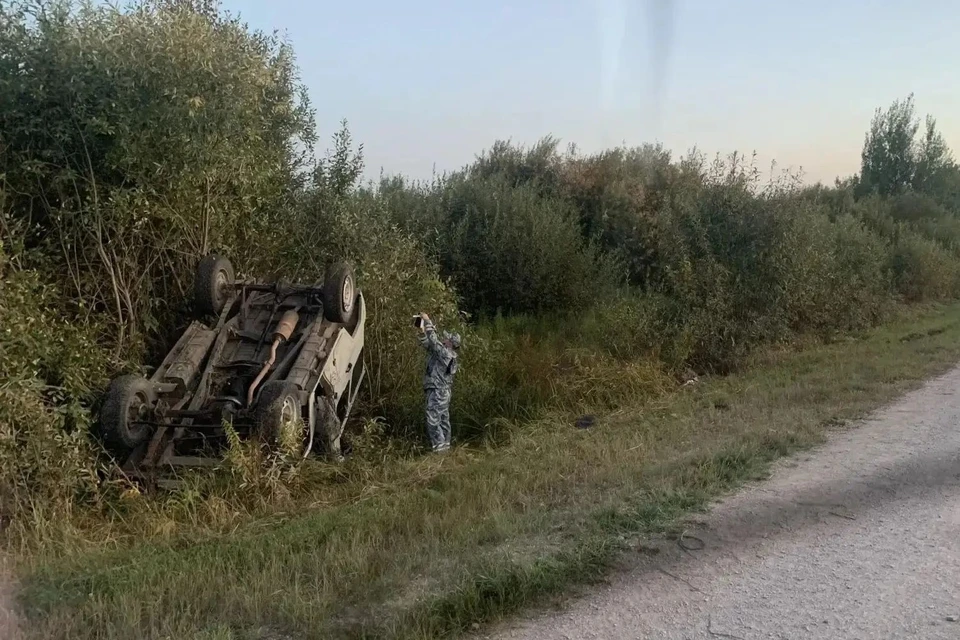 Авария произошла в Куйбышевском районе. Фото: Госавтоинспекция Новосибирской области.
