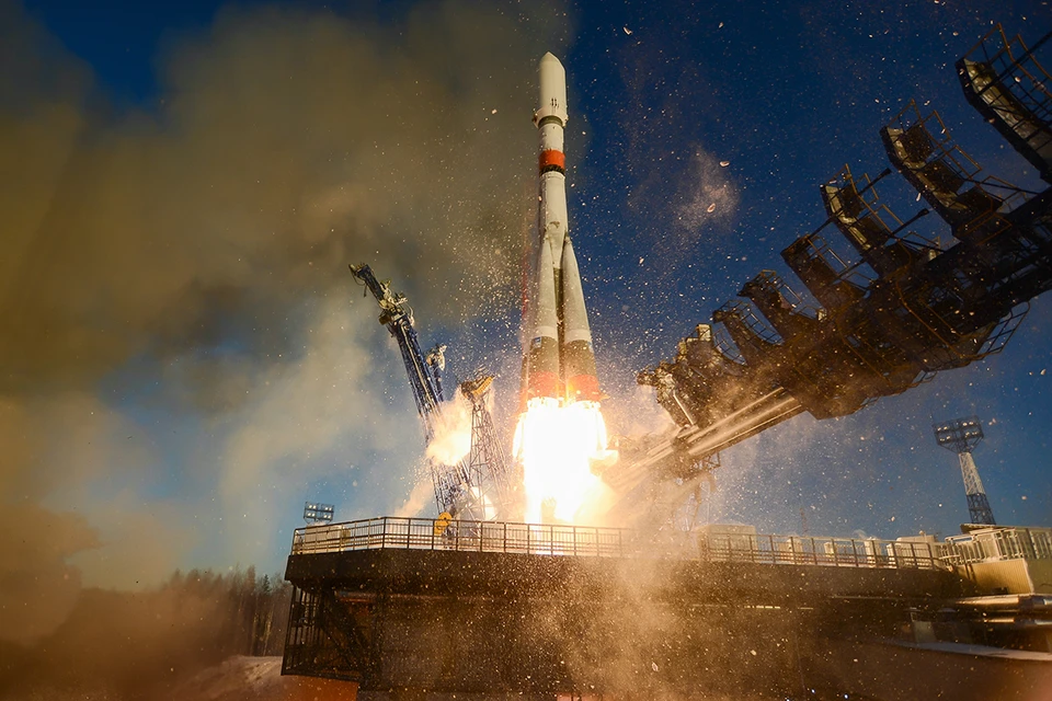 Минобороны: с космодрома «Плесецк» успешно запущена ракета-носитель «Союз-2.1б». Фото: MOD Russia/GLOBAL LOOK PRESS