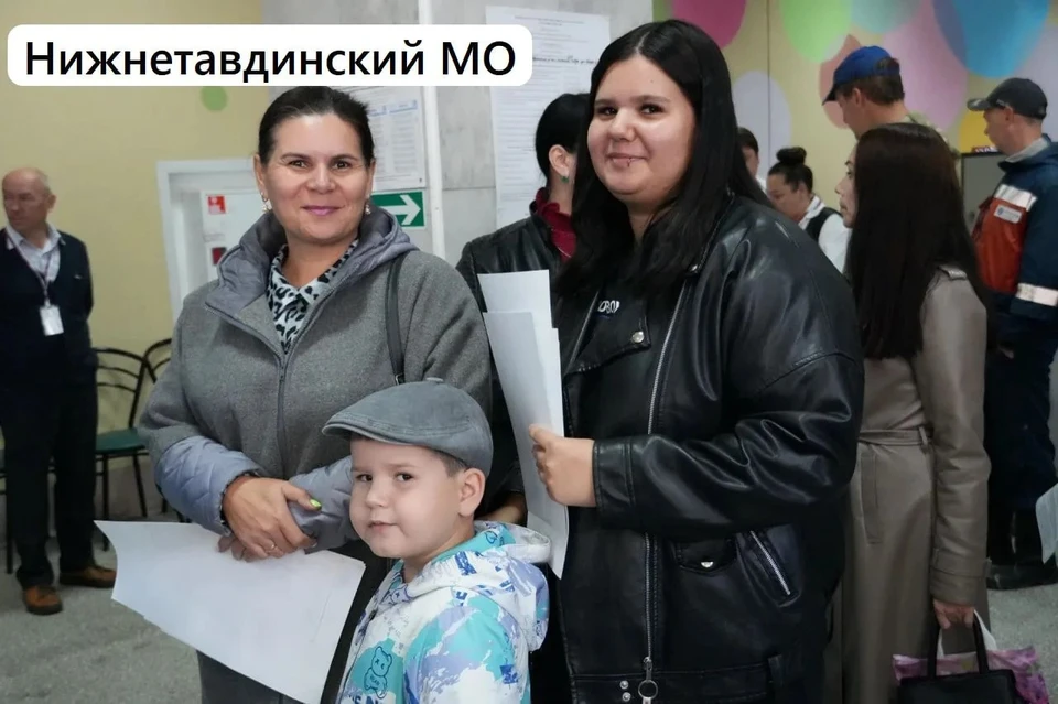 В Нижнетавдинском округе студентка Ксения голосует впервые