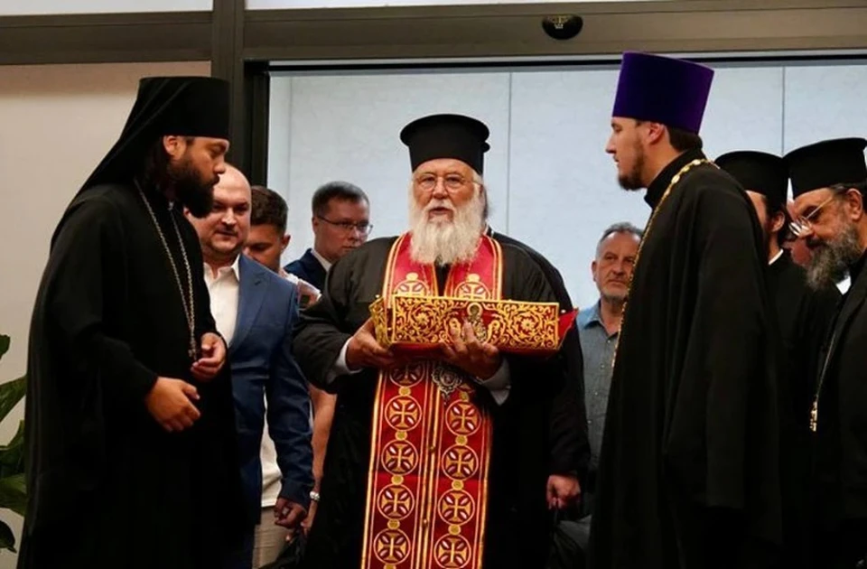 Десница святителя Спиридона Тримифунтского доставлена в Россию Фото: предоставлено организаторами.