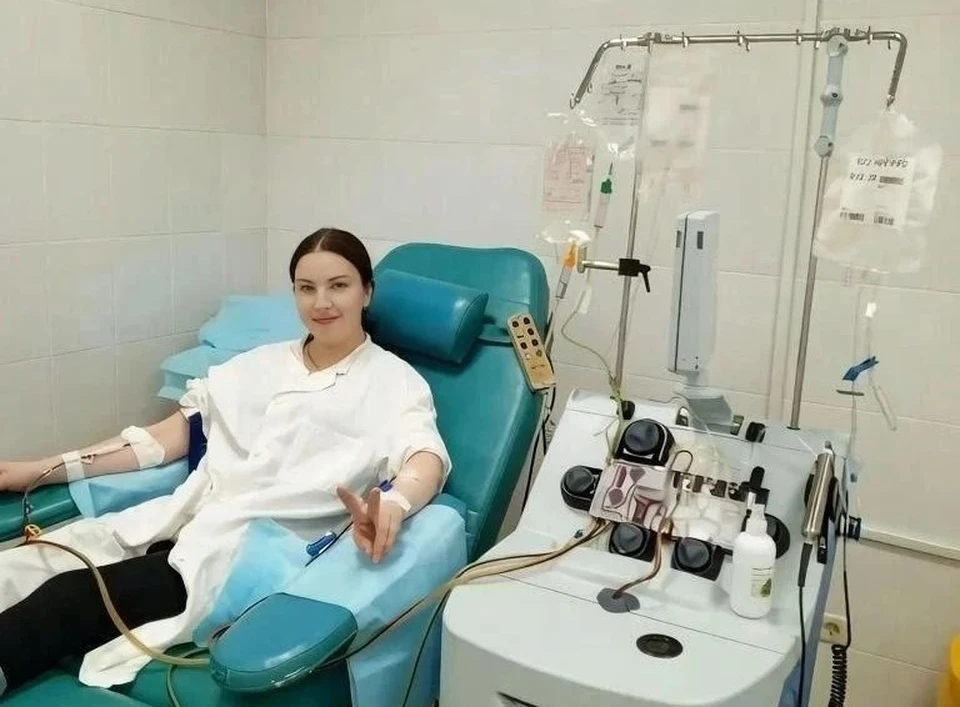 Процедура сдачи гемопоэтических стволовых клеток длилась пять часов. Фото: минздрав Самарской области