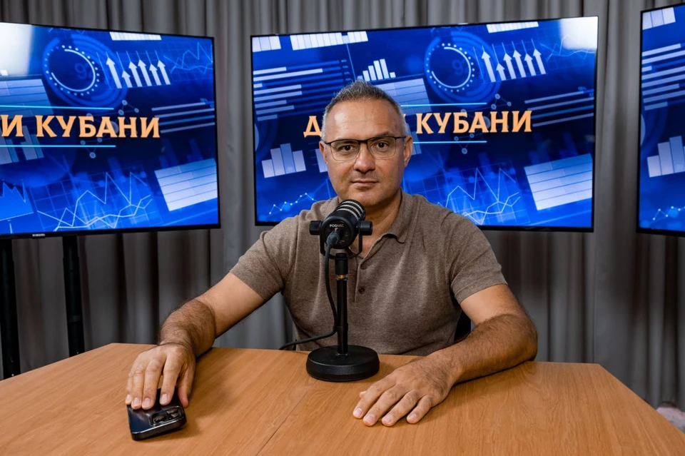 Александр Полиди в студии радио "КП"-Кубань"