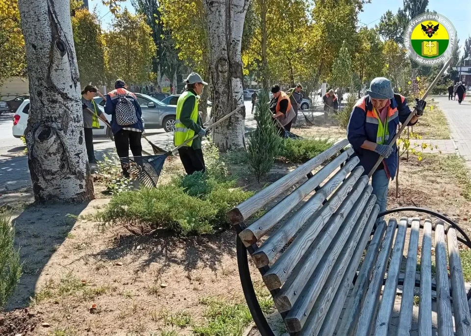 В городе собирают мусор и приводят в порядок зеленые зоны