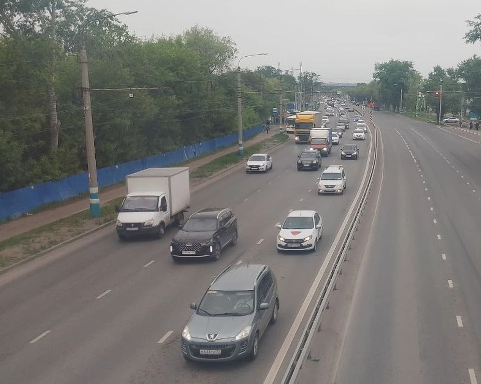 В северной части Ульяновска затруднено движение из-за перекрытия проспекта Нариманова и двух улиц