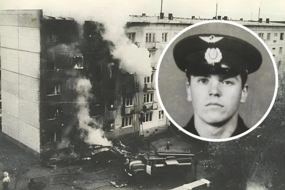 50 лет назад пилот Серков преднамеренно врезался в дом в Новосибирске. Фото: Библиотека сибирского краеведения/Предоставлено родственниками Владимира Серкова