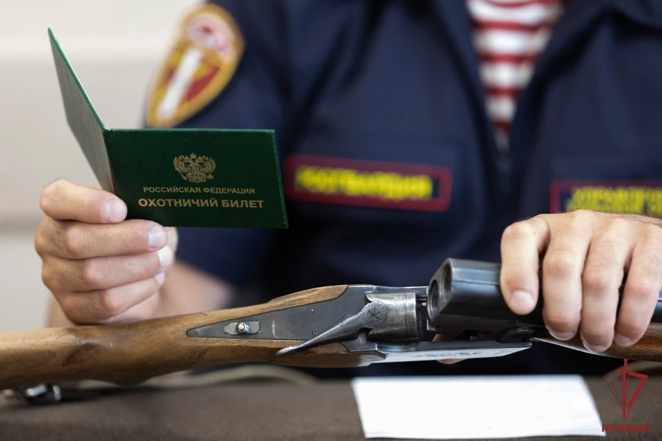 Тульские росгвардейцы за неделю изъяли 17 единиц оружия