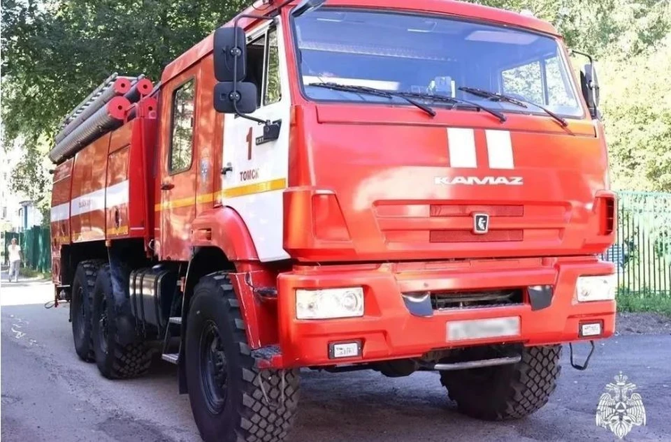 За сутки в регионе случился всего один пожар. Фото: Главное управление МЧС России по Томской области