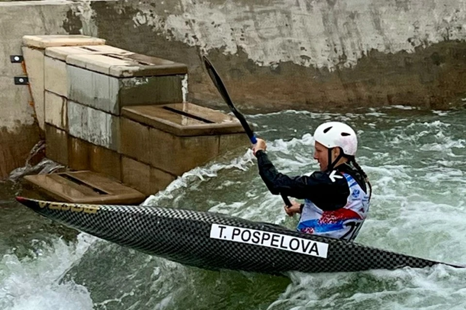 Петербургская спортсменка Таисия Поспелова - двукратная чемпионка России по гребному слалому. Фото: Федерация гребного слалома России