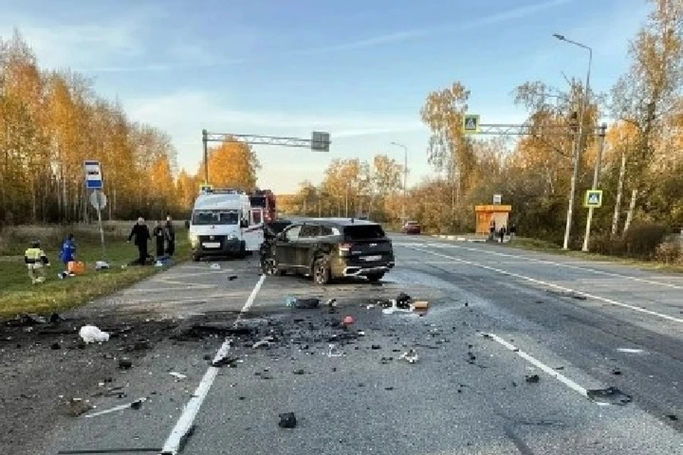 Место происшествия. Фото: ГИБДД Чувашии