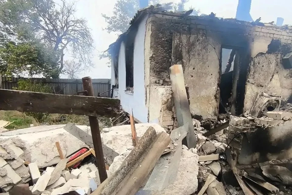 Трагедия разыгралась в селе Червоная Поляна, где вражеский дрон атаковал жилую зону. Фото: администрация Горностаевского округа