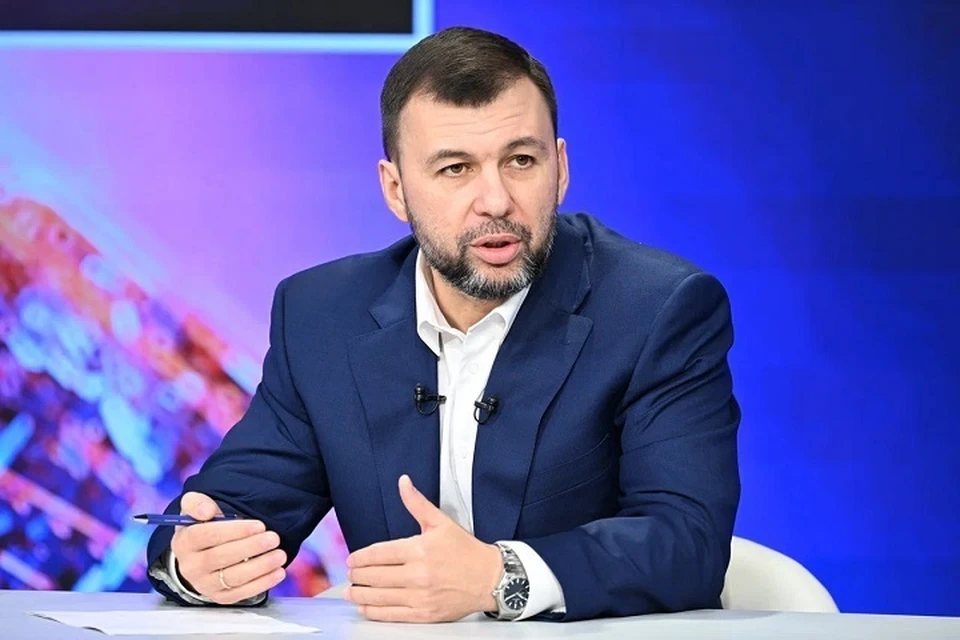 Глава ДНР Денис Пушилин сообщил, что отцовство требует мудрости и терпения. Фото: АГ ДНР