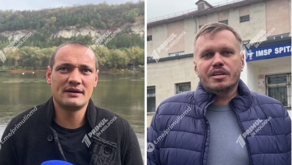 Житель села (слева) рассказал, как спасли украинца (справа). Фото: скриншот видео