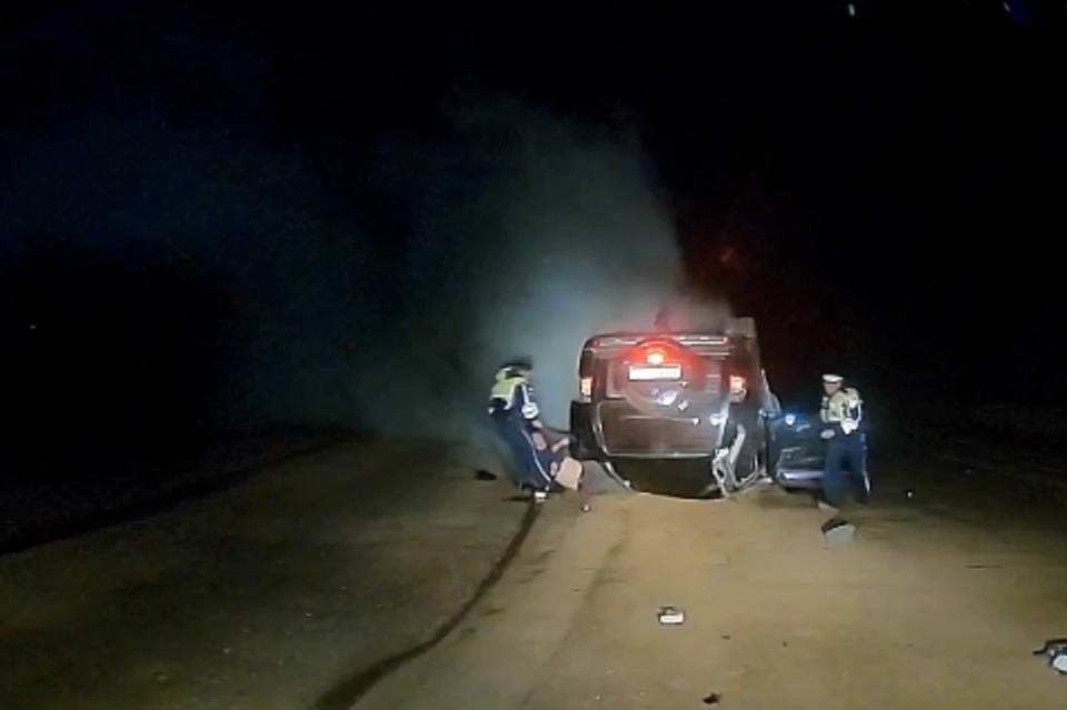 Фото: кадр видео пресс-службы МВД по РК