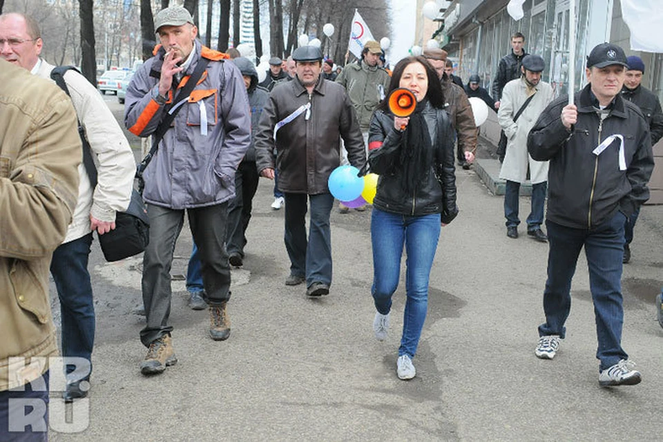 Оппозиционное шествие в Кемерове