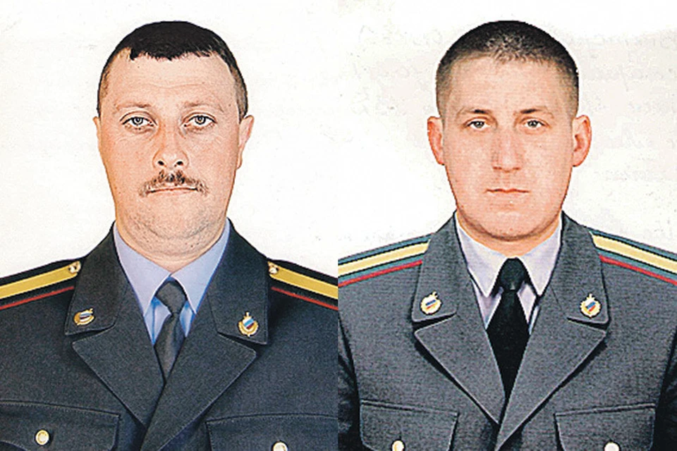Виталий Шошин (справа) вынес газовый баллон на улицу, а Андрей Шилов спасал людей.