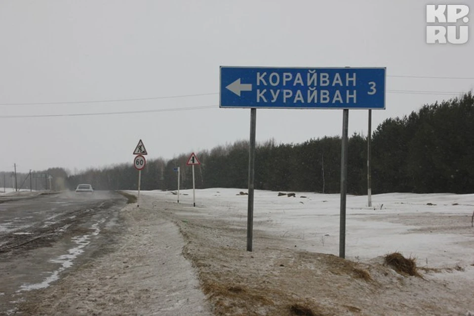 У въезда в деревню появилась "правильная" табличка