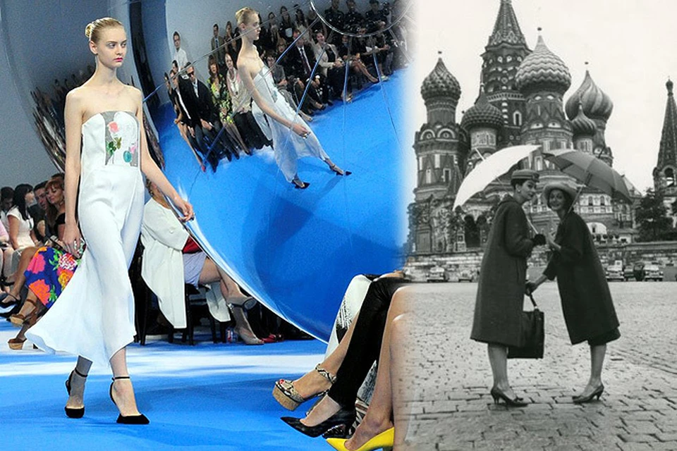Легендарный показ мод от Диора повторили на Красной площади спустя 54 года
