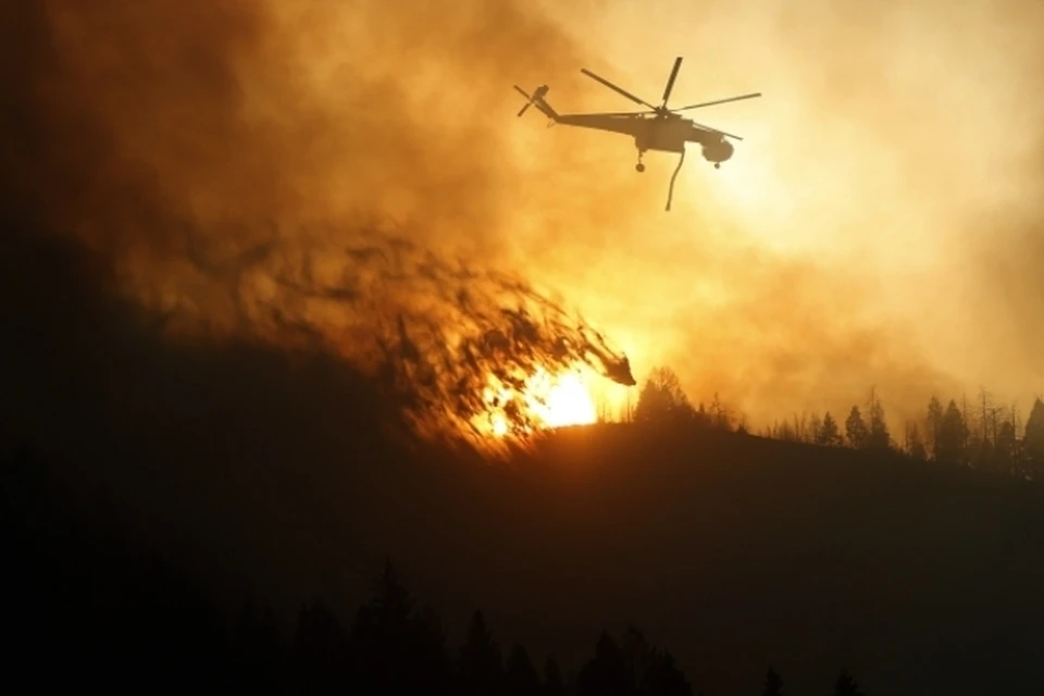 Власти продолжают эвакуацию людей из-за лесных пожаров в штате Айдахо