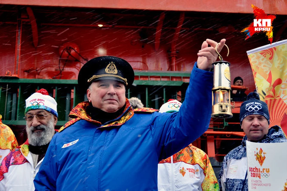 Капитан ледокола «50 лет Победы» Валентин Давыдянц станет одним из факелоносцев на Северном полюсе.