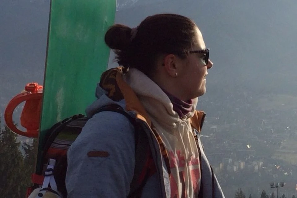Оксана Савченко встретила Новый Год на горнолыжном курорте Польши