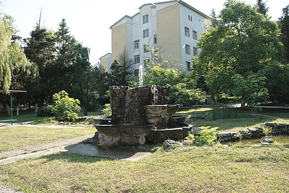 Туапсинский клинический комплекс располагается на черноморском побережье, в окружении собственного парка
