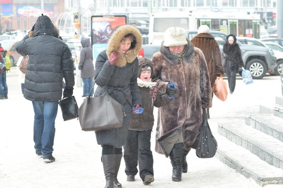 Похолодание в новосибирске