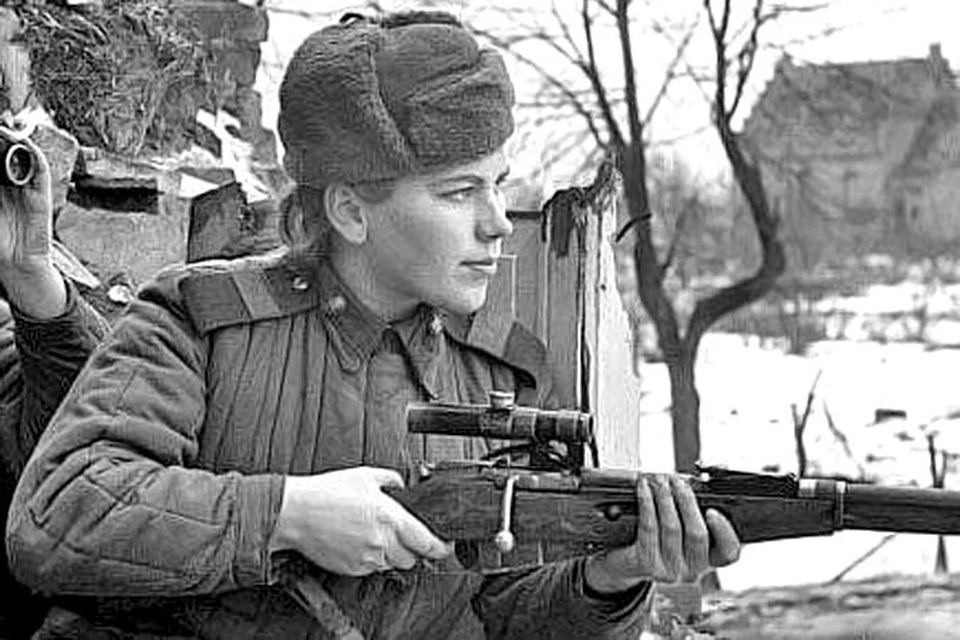 Роза Шанина - одна из прославленных женщин-снайперов Великой Отечественной войны