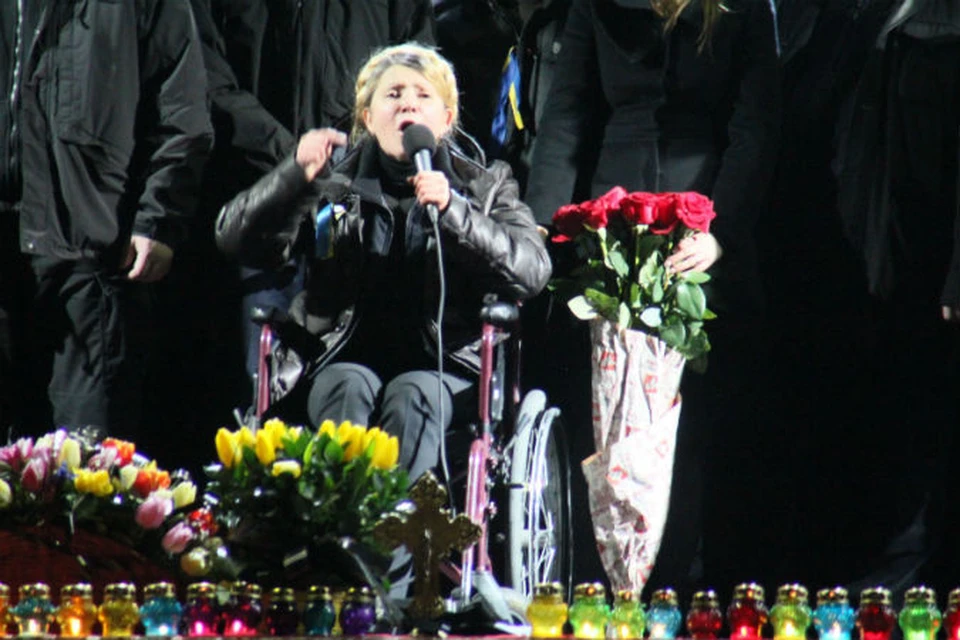 Юлия Тимошенко выступила на Майдане