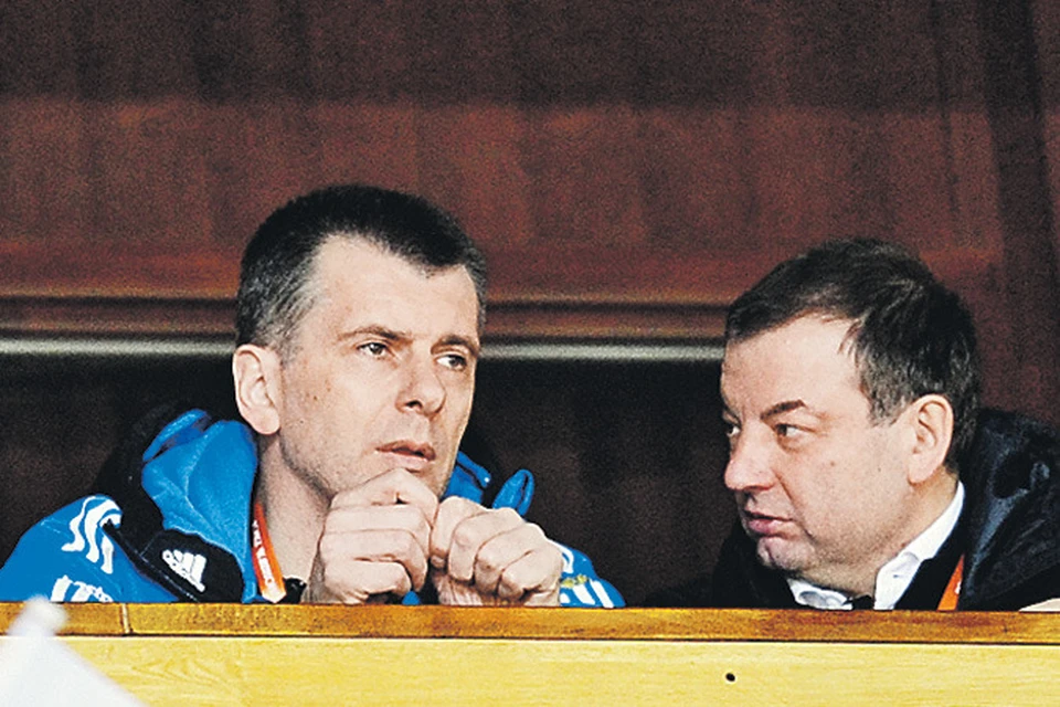Руководство СБР Михаил Прохоров (слева) и Сергей Кущенко могут уйти из биатлона