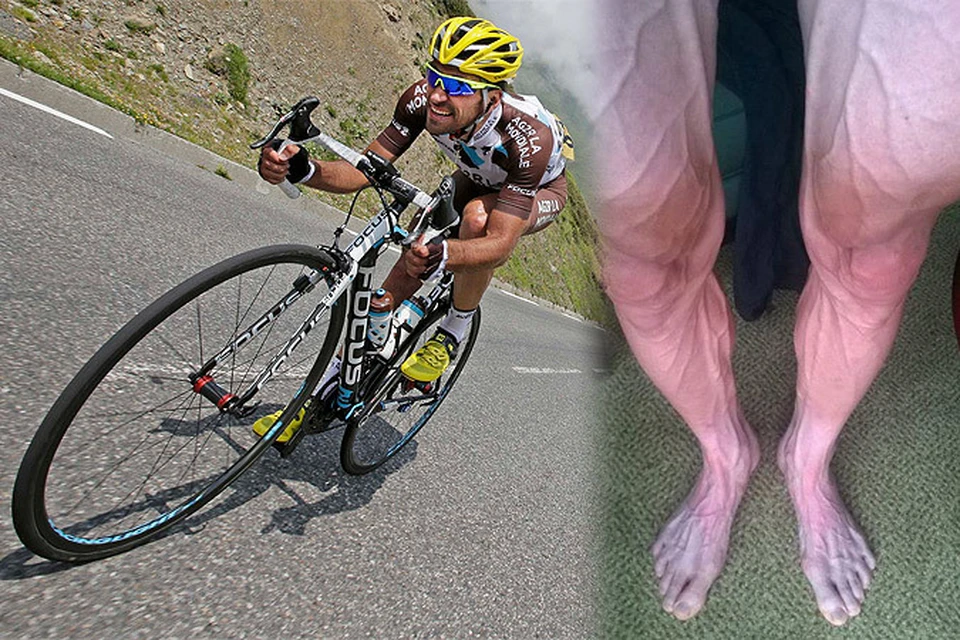 Фотография ног польского велогонщика взорвала соцсети
