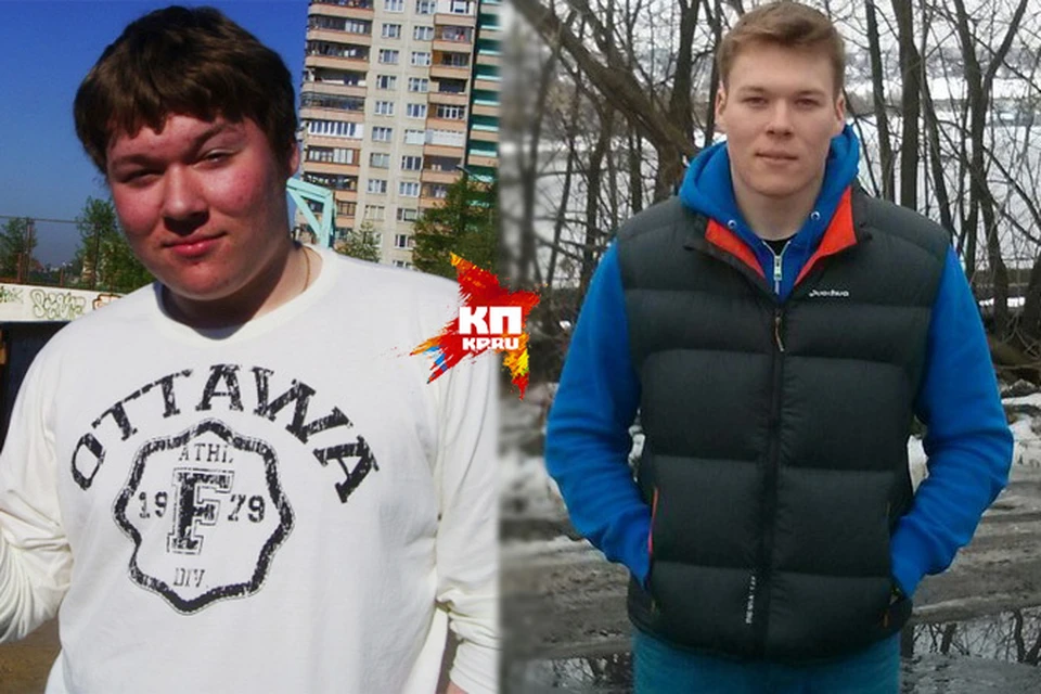 Так (слева) Сергей Попов выглядел год назад, а так - справа - молодой человек выглядит сейчас!