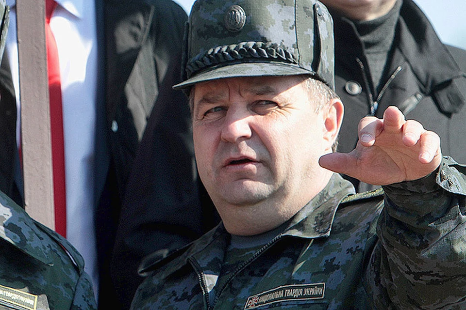 Командующий Национальной Гвардией Степан Полторак стал министром обороны Украины.