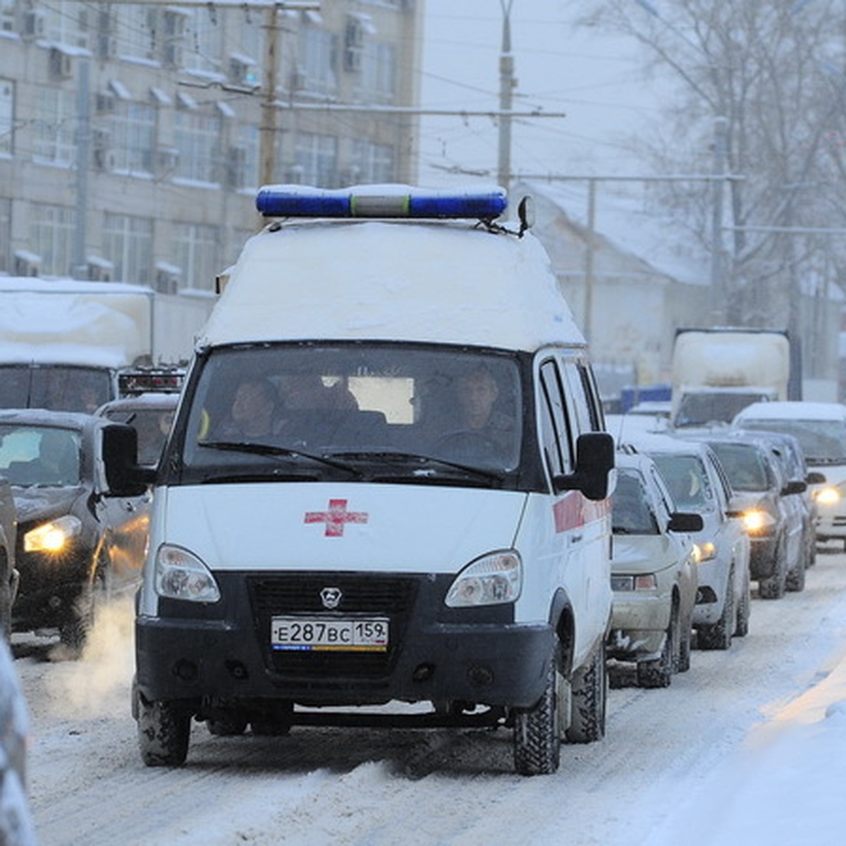 9 мест, где пермские водители чаще всего стоят в пробках - KP.RU