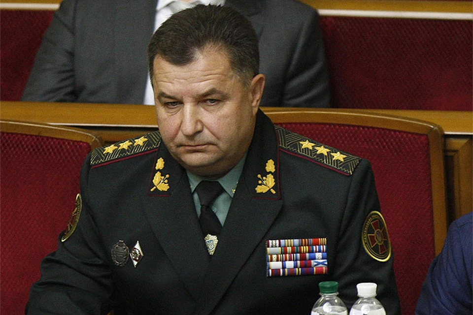 О боевых планах украинский министр обороны Степан Полторак заявил на заседании своего правительства