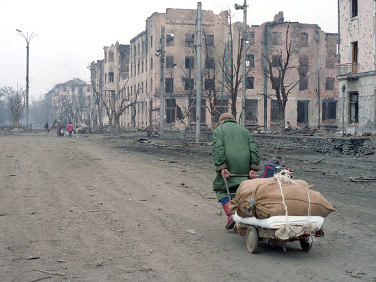 Фото войны. Чечня. Грозный. 1995 год