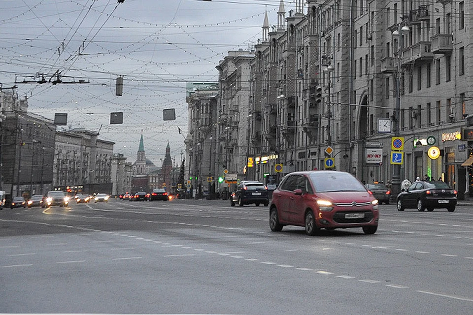 После Нового года автомобилей на улицах Москвы поубавилось