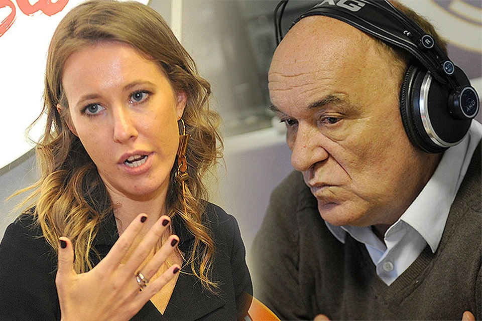 Ксения Собчак пришла в студию радио "Комсомольская правда", чтобы изложить свой взгляд на освещение ситуации на Украине. Но опять получился скандал с Виктором Баранцом.