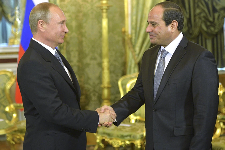 С президентом Египта только в этом году Владимир Путин встречается уже в четвертый раз