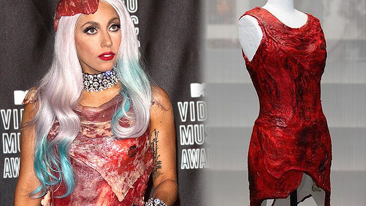 Леди гага в мясе. Мясное платье леди Гаги. Леди Гага костюм из мяса. Леди Гага мясо платье. Леди Гага в платье из сырого мяса.