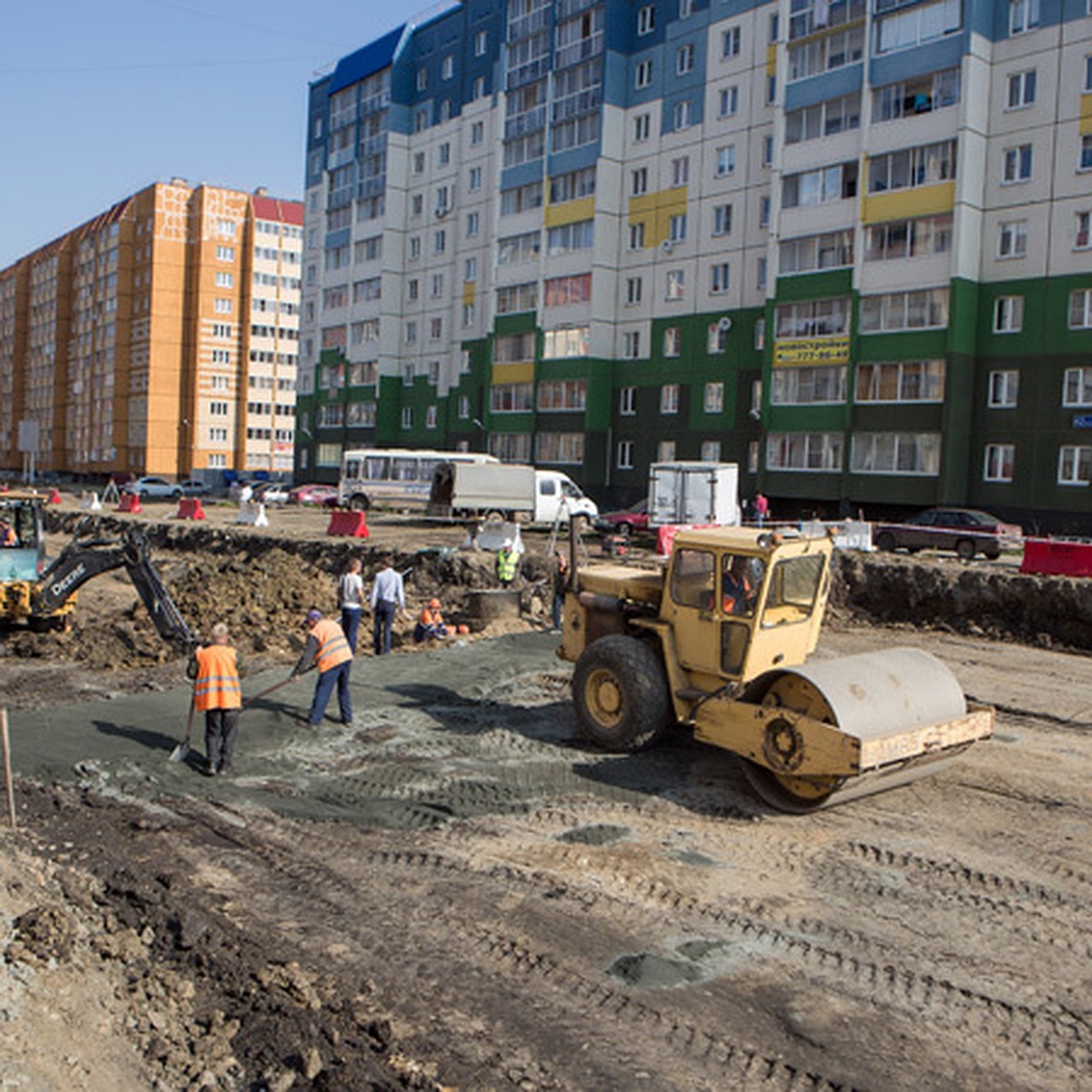 В челябинском микрорайоне Чурилово строят новые дороги - KP.RU