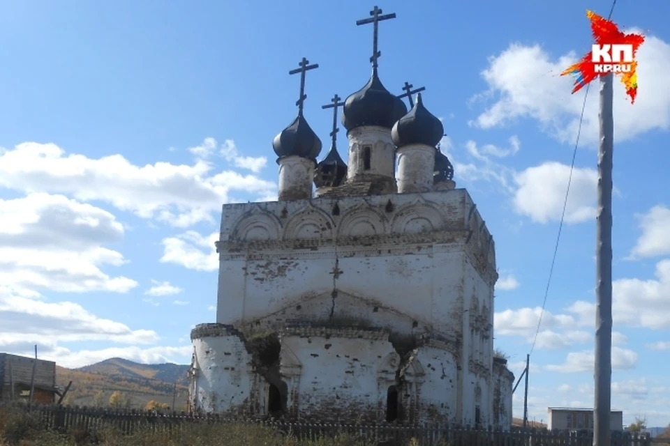 Успенская Церковь в Калинино Забайкальский край